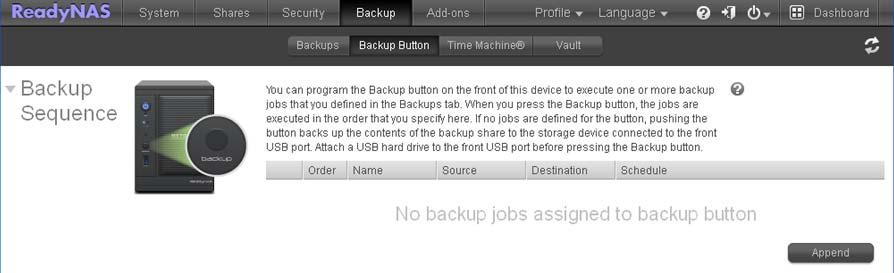 View a Backup Log You can use Dashboard to view the full logs of completed backup jobs or the partial backup logs of jobs that are in progress.