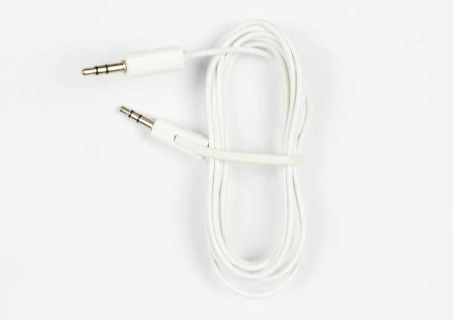 LOOP JACK CABLE AUDIO JACK CABLE WITH EMBEDDED CORD LOCKING SYSTEM This cable is ideal for connecting your audio device (smartphone, tablet, mp3 player, etc) to the AUX / audio input jack of your car