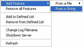 Network License Quick Start Guide Figure 7: Right click on the server name to show this pop up menu 4.