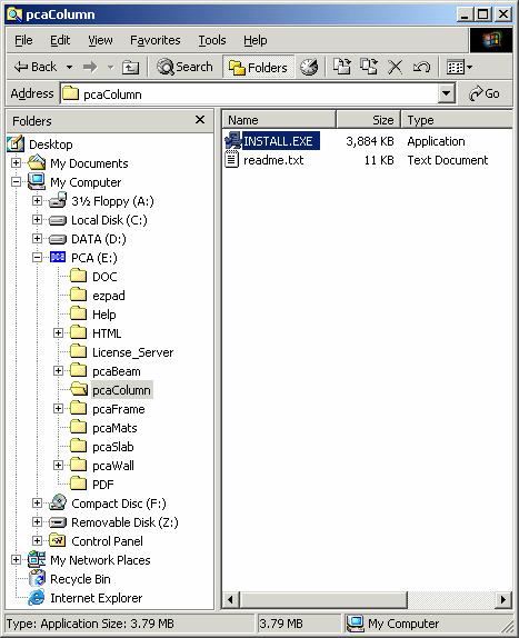 Programs/Accessories/Windows Explorer in Windows XP/2003 Server. You may also start the Windows Explorer by pressing the short cut of + E. A window similar to Figure 17 appears.