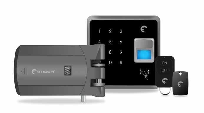 Features Wireless deadbolt set with indoor biometric fingerprint keypad ES-DL02 The etiger deadbolt features an interlocking bolt that prevents it from being pried, lifted, or removed from the