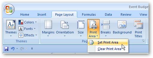 You can set the orientation of the page to either Portrait or Landscape by clicking the Orientation option under Page Setup group in the Page Layout tab.