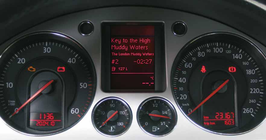 8. FIRST STEPS Switch on your car radio and select CD charger by pressing the CD button (you may need to press the CD button twice for this, depending on the status of the radio).