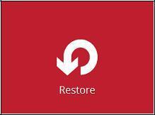 8 Restore with a MS Windows System Backup Set 8.1 Login to Backup App Login to the Backup App application according to the instruction provided in the chapter on Starting Backup App. 8.2 Restore the System Image 1.