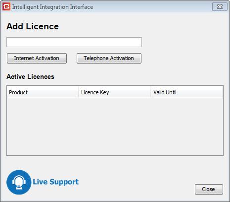 Adding Product Licences ADDING PRODUCT LICENCES 17 Before the software can be used, one or more product licences must be added to enable the link to the relevant products.