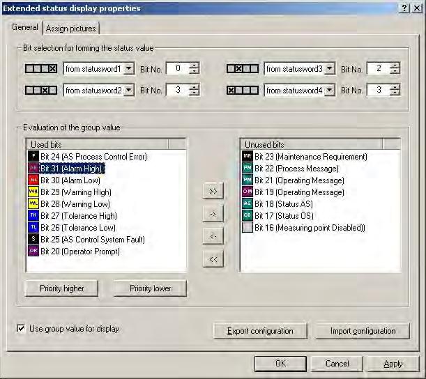 Overview of process control system options 1.7 How to Configure the Extended Status Display Procedure 1.