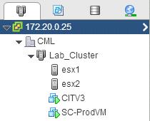 Provisioning Multiple Datastores with Different Properties 25) If it hasn t been expanded already, expand the architecture tree to reveal the ESXi hosts.