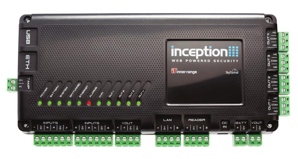 Inception's outer enclosure to detect any attempts to tamper with the controller SkyTunnel Web Interface Scan the QR code or browse to the web address to access your Inception's web interface from