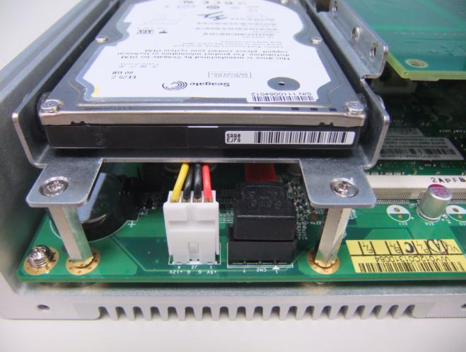 7-1 Insert Mini PCI-E module and fixed