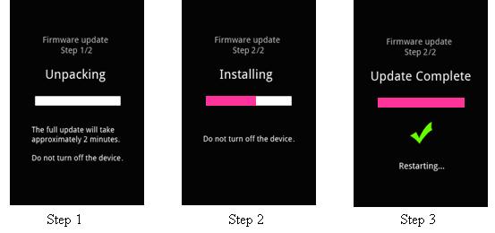 Force update and system recovery 1 Copy the upgrading document to dload file package. Make sure your handset is power off. Insert the MICRO SD card into the handset.
