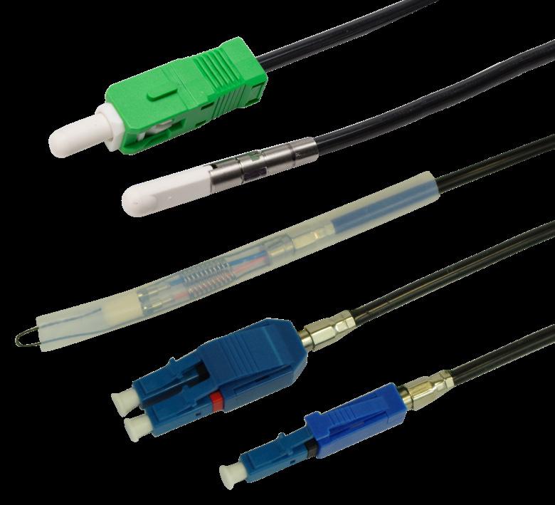 SC and LC Pushable Connectors Application Designed to simplify the deployment of fiber where one or two fibers are required, FieldShield SC and LC Pushable Connectors provide a tech-friendly field