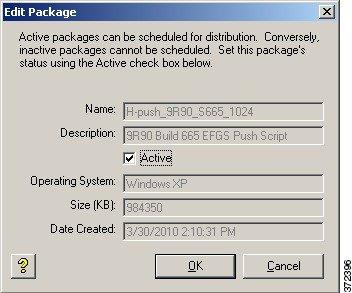Viewing and Editing the Package Script of a Registered Package Expand the and select the folder that contains the software package for which you want to view the properties.