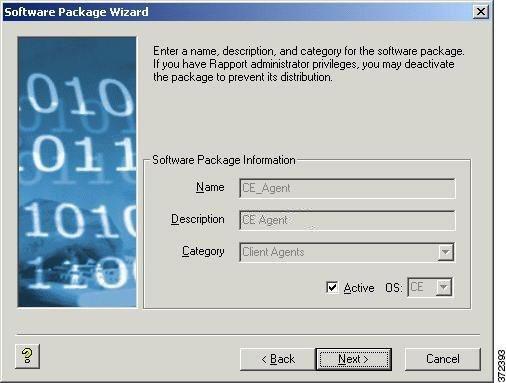 Register a Package from a Script File (.RSP) Register a Package from a Script File (.