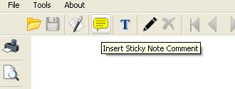 4 Sticky Note Comments pdoc Signer allows insertion of sticky note comments in a PDF document. Sticky note comments are notes that communicate ideas or provide feedback for PDFs.