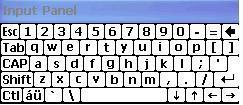 2.2 Using Keyboard [ Using Keyboard ] 1 When inputting a letter, you can use keyboard function.