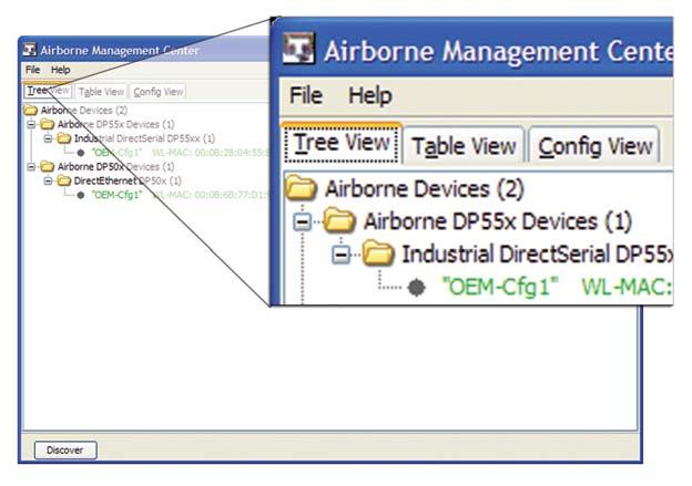 Airborne Management Center Managing your Airborne products is now simpler, whether you have one or one thousand.