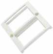 Faceplate Excel Angled 2 Port Keystone 50x50mm Faceplate