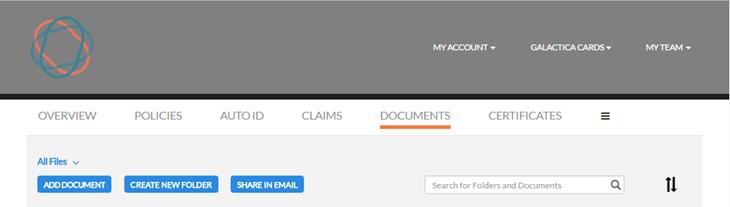 The Documents Tab On the Documents tab you ll see documents we have shared with you as well as any you have uploaded to the Portal.