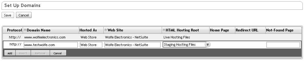Bonus Chapter 2: Hosting Your Site BC21 Figure BC-4: Set up a domain for staging purposes on the Set Up Domains page.