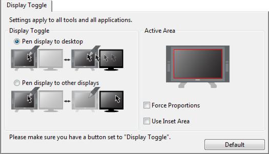 41 WORKING WITH DISPLAY TOGGLE DISPLAY TOGGLE is available only on multiple monitor systems.