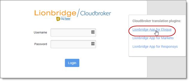 4 Getting Started with CloudBroker 4 Getting Started with CloudBroker 4 Getting Started with CloudBroker You log into CloudBroker so that you can configure the Lionbridge App, which is its plug-in