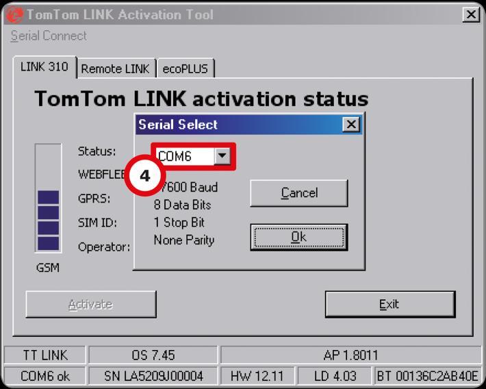 Configuring a Bluetooth connection with the Activation Tool This section describes how to pair your ecoplus with your LINK using the Activation Tool.