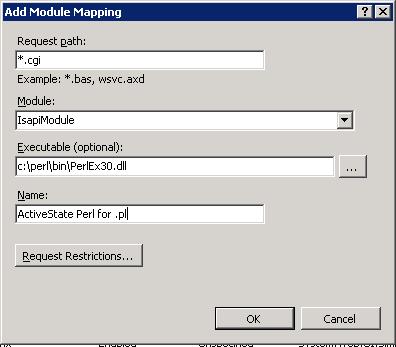 Application Note Web Page Redirect b. In the left hand pane of IIS Manager, select your server. This will apply the following handler mappings on the entire server.