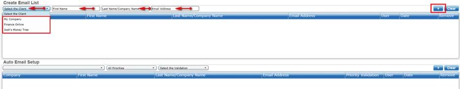 Vendor Comply Quick Start Guide 5 How to Set Up Email Maintenance The Email Maintenance menu selection displays on Vendor Comply Main Menu interface and allows users to set up individuals to receive