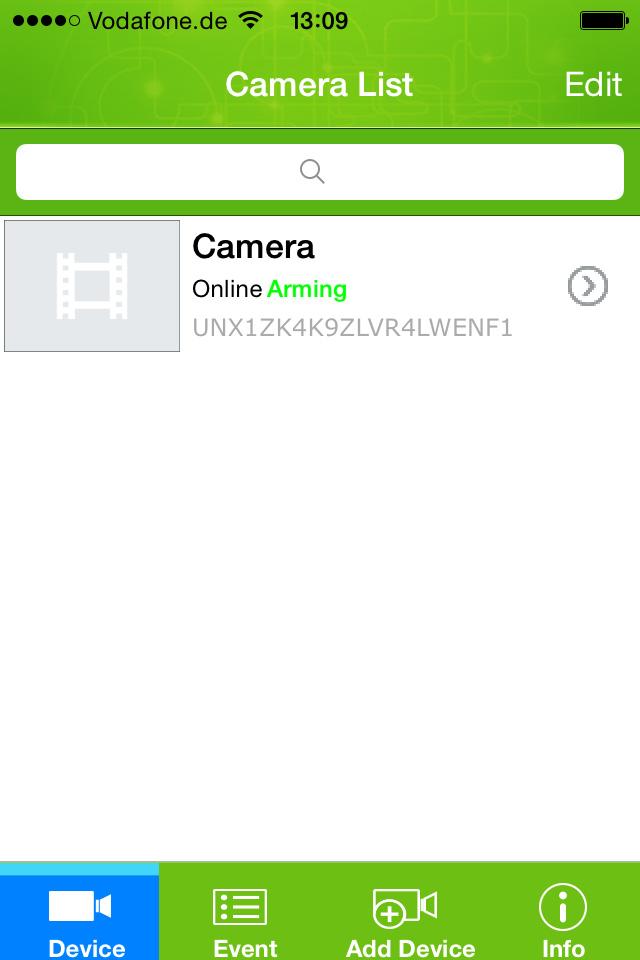 Operating the Camera (ios) Settings Settings You can use this menu to define the various functions and settings which control the way in which the camera behaves.