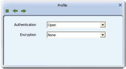 Figure 2-2-2 Profile Name, SSID, Network Configuration Profile Name: The user can chose any name for this profile, or use the default name defined by system.