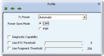 802.1x Setting: This is introduced in the topic of Section 3-2 : 802.1x Setting Figure 2-2-7 Advanced Configuration Power Save Mode: Choose CAM (Constantly Awake Mode) or Power Saving Mode.