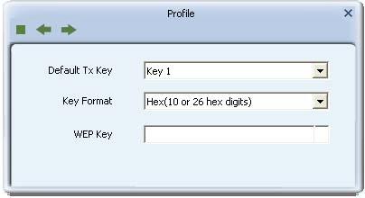 Figure 3-1-3 Pre-shared Key Configuration Pre-shared Key: This is the shared key between the AP and STA.