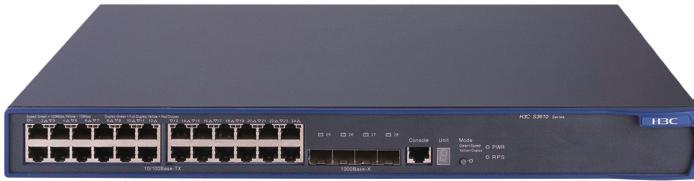 H3C IPv6 Series Intelligent Switch -28P -28TP Overview H3C series switches are wire speed L3 multi protocols intelligent switches.