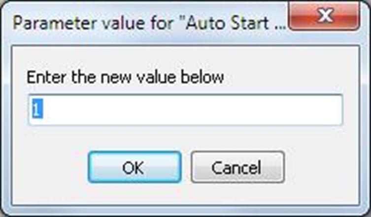 A dialogue box containing the dropdown list opens. Select the option you want. 4. If the parameter selects a value: In Tree view, change the parameter by changing the value using the slider.