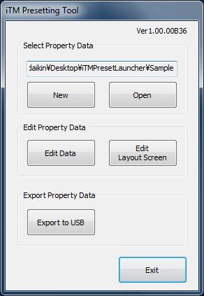 (1) (2) 4. Under the section numbered (1) in the figure above, create a folder for a new property or select the folder for an existing property. (For more information, see 4-7.