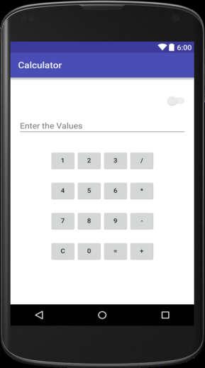 EX NO 3 Native Calculator Application AIM: To create an Application to illustrates Native calculator application in Android. Algorithm: Step 1: Design for UI in layout file (activity_main.