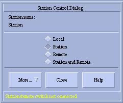 Tutorial Technical descriptions Station 2.3 Object presentation The current Station/Remote switch position is indicated by the function instance text.