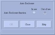 Tutorial Technical descriptions Bay 3.3.2 Auto reclosure dialog box Use the Auto reclosure dialog box to put the terminal s automatic reclosing function in use.