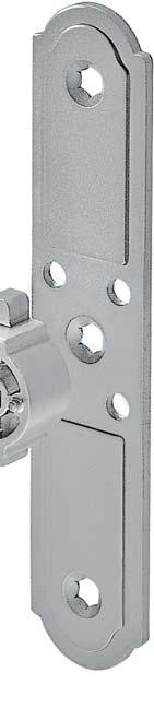 Hinges, connecting plates and brackets are supplied separately.