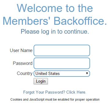 Section 1 HOW TO LOGIN 1.1 MEMBER LOGIN: To login to your online back office simply go to your replicated website, http://my.airrestoreusa.com/yoursitename and click on Member Login.