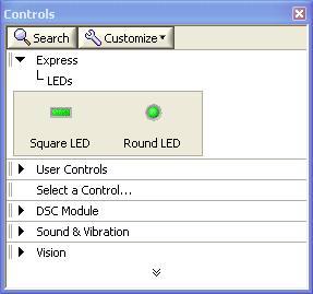 ELEC6021 Research Methods NI USRP Lab 8 Click the Express menu item on the Controls palette to return to the Express Controls palette.