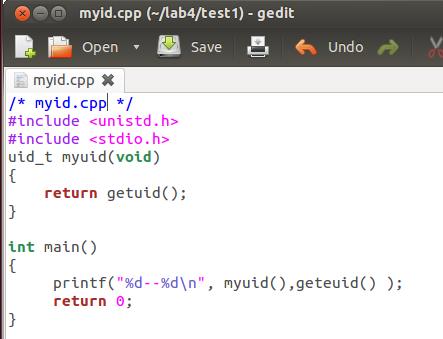 command: id You can also get id using getuid()