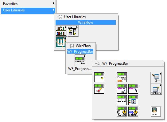 All methods needed to control and manage the Progressbar are located in the User.