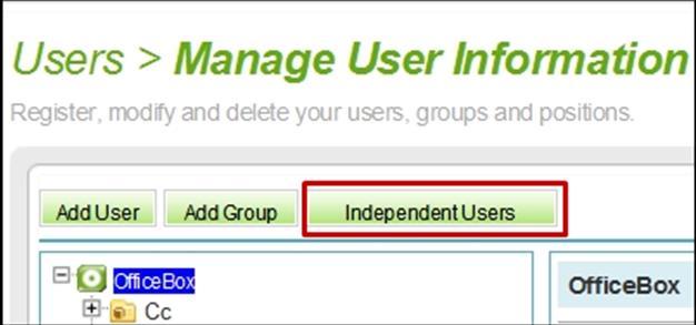For example, some users can create file links and guest folders whereas others cannot. For more information on permissions, see Managing User Permissions.