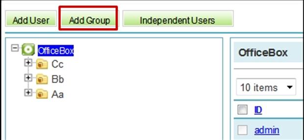 Adding New Groups To add a group 1. Click the location on the folder tree where you want the group to be located.