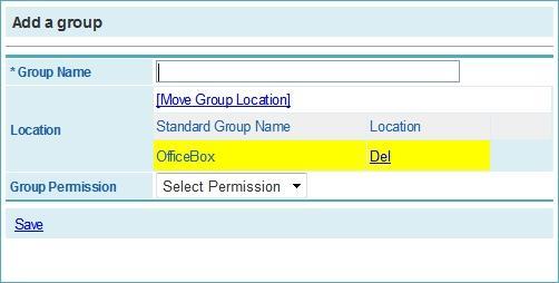 inside of another group 2. Click the Add Group button at the top of the screen. Add Group Button 3. Enter a group name. Group Information 4.