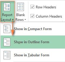 Changing the Field List view How to use pivot table in Excel Now that you know the pivot table basics, you can navigate to the Analyze and Design tabs of the PivotTable Tools in Excel 2016 and 2013