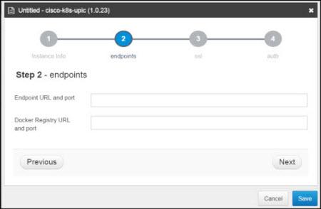 Add OpenShift UPIC Field Name Region Enter the instance name (OpenShift). Optionally, enter a description for the instance. Choose the region to which this UPIC belongs (region-0). Step 9 Click Next.