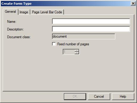 2. In the following dialog the Name and a Description for the new form type can be defined. 3. Click OK. 4.