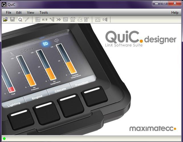 Page 19 of 24 Creating your first project with the QuiC tool Now we will create a simple project with the QuiC tool.